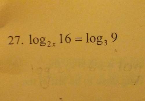 Log2x16=log39need to figure out