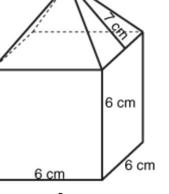 What is the surface area of the figure shown?