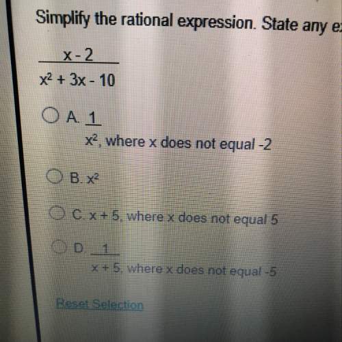 Simplify the rational expression state any excluded values
