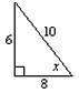 Find the ratio for cos x. a. 3/4 b. 3/5 c. 4/5 d. 1 1/3