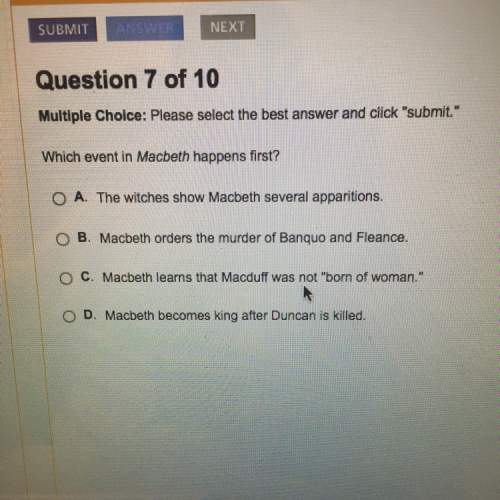 Which event in macbeth happens first?