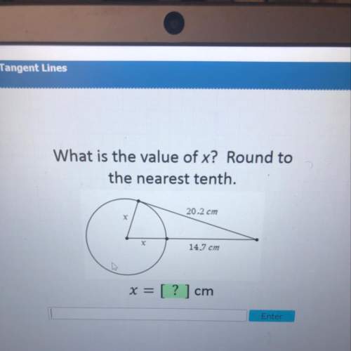What is the value of x rounded to nearest tenth