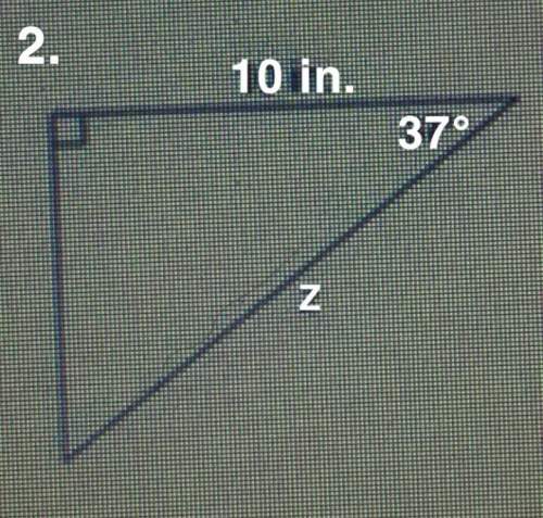 1. what is the value of x in the triangle? round only you’re final answer to the nearest hundredth.