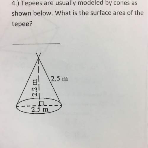 What is the surface area of the tepee