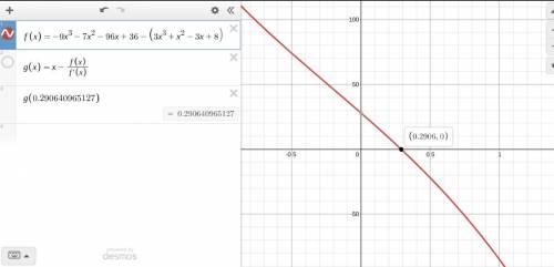 Use the x-intercept method to find all real solutions of the equation. -9x^3-7x^2-96x+36=3x^3+x^2-3x