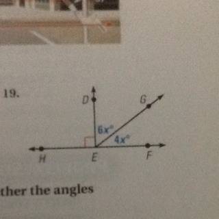 Find M angle DEG and M angle GEF