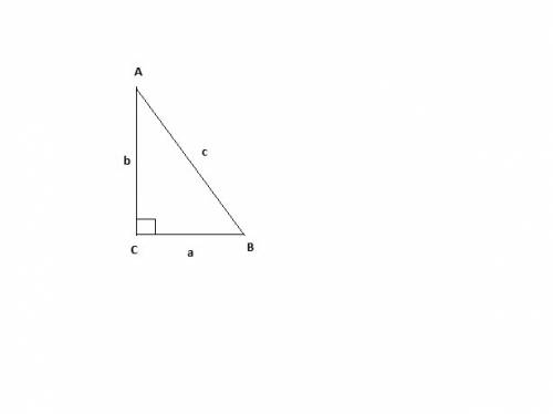 The problem refers to right triangle abc with c = 90°. use a calculator to find sin a, cos a, sin b,