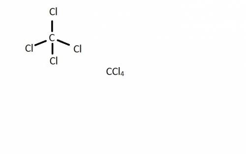 True or false the molecule ccl4 contains one double bond and three single bonds.
