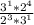 \frac{3^1*2^4}{2^3*3^1}