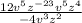 \frac{12v^5z^{-23}v^5z^4}{-4v^3z^2}