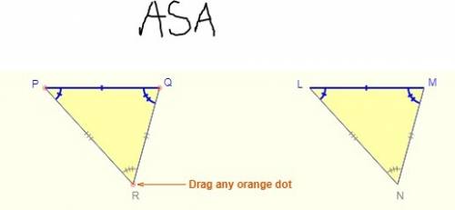 Complete the following chart to summarize the different ways to prove triangles are congruent