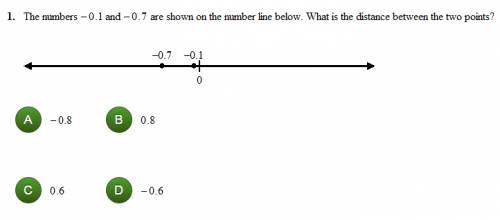 Please help. Should I do this: -0.7 - (-0.1)?