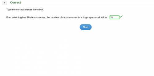 If an adult dog has 78 chromosomes the number of chromosomes in a dogs sperm cell will be