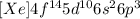 [Xe] 4f^{14}5d^{10}6s^26p^3