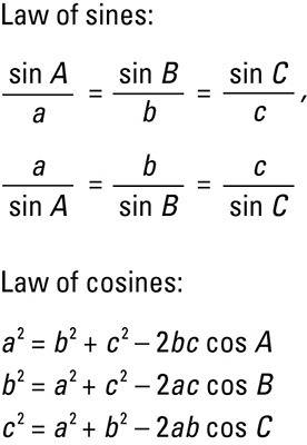 Using the triangle below, answer the following questions. 1. would you use law of sines or law of co