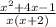 \frac{x^2+4x-1}{x\left(x+2\right)}
