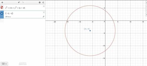 Hey conic section has the equation x+y^2+ 12x + 8y= 48 determine the following type of conic domain