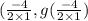 (\frac{-4}{2\times 1}, g(\frac{-4}{2\times 1})