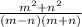 \frac{m^2+n^2}{(m-n)(m+n)}