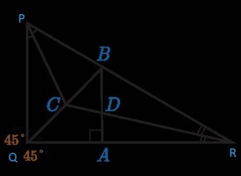 Name the point of concurrency of the angle bisectors a. a b. b c. c d. d it may be a little blurry,