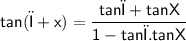 \sf{tan(π+x)=\dfrac{tanπ+tanX}{1-tanπ.tanX}}