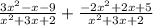 \frac{3x^2-x-9}{x^2+3x+2} + \frac{-2x^2+2x+5}{x^2+3x+2}