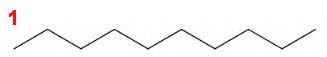 Draw the structure of capric acid, a 10-carbon saturated fatty acid.