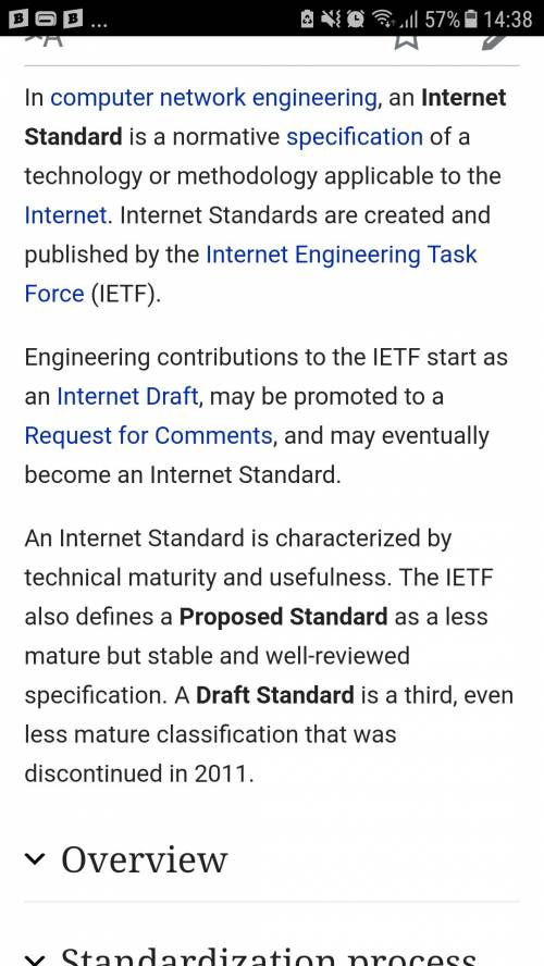 Explain the difference between an internet draft and a proposed standard