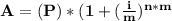 \mathbf{A = (P)*(1+(\frac{i}{m})^{n*m}}