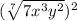 (\sqrt[7]{7x^3y^2}) ^2