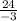 \frac{24}{-3}