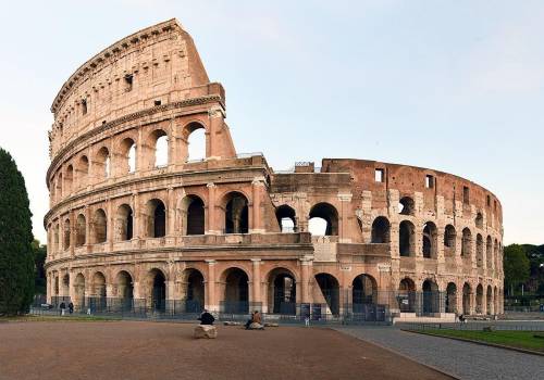 Which of the following were roman architectural innovations?  -barrel vaults  -squared arches  -conc