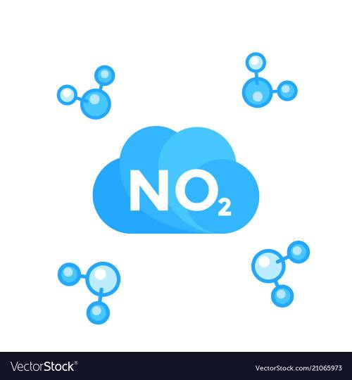 What is the chemical formula for nitrogen dioxide