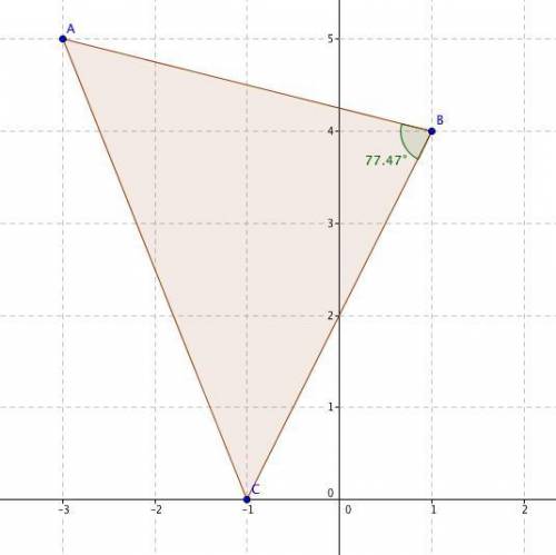 On scrap paper, determine if the triangle with the following vertices is a right triangle.  a(-3, 5)