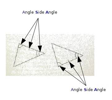 Which pair of triangles are congruent by asa ?