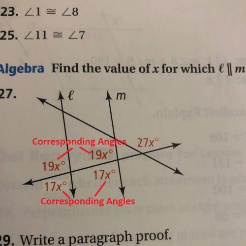 Iknow the answer is x=5 but how do i find it?