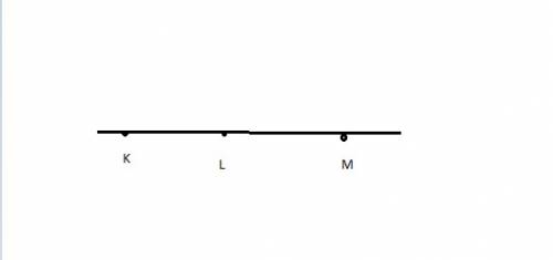 Three points k, l, and m are collinear. kl = 6 cm, lm = 10 cm. find km. consider all possibilities a