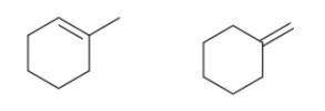 Draw a structural formula of an alkene or alkenes (if more than one) that undergo acid-catalyzed hyd