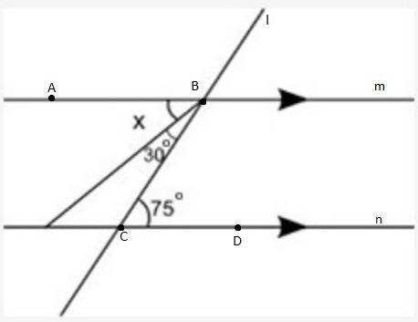 Apair of parallel lines is cut by a transversal:  a pair of parallel lines is cut by a transversal.