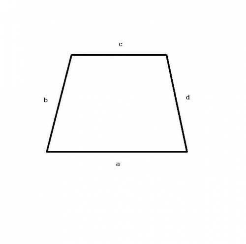 What is the area of a trapezoid abcd with bases ab and cd , if:  a ab = 10 cm, bc=da=13 cm, cd=20 cm