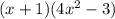 (x+1)(4x^2-3)