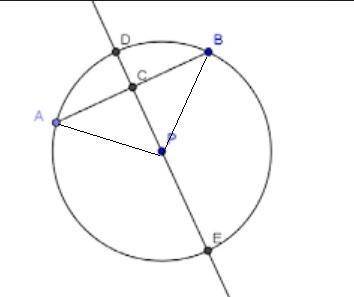 If a diameter intersects a chord of a circle at a right angle, what conclusion can be made?  the cho