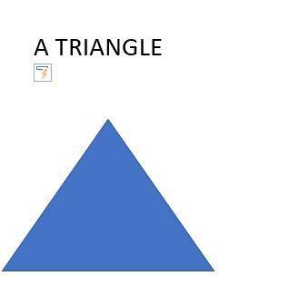 You want to find the area of the front of a house, whose shape is a triangle on top of a rectangle w
