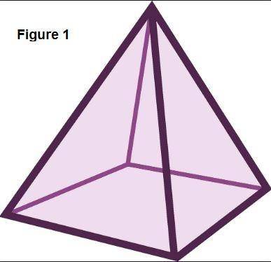 Across section is made by the intersection of a plane and a square pyramid at an angle either parall