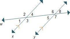 The measure of angle 6 =(11x +8) degrees and measure of angle 7(12x-4)degrees what is the measure of