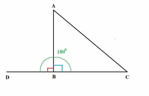 What is the missing reason in the proof? given:  ∠abc is a right angle, ∠dbc is a straight angleprov