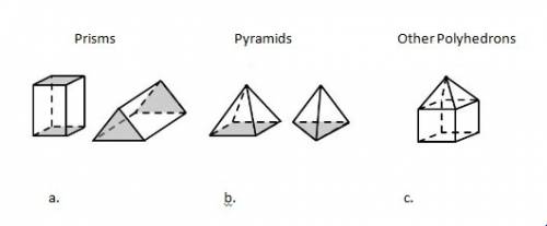 Some polyhedrons are neither prisms nor pyramids. a.true b.false