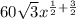 60\sqrt{3} x^{\frac{1}{2}+\frac{3}{2}}