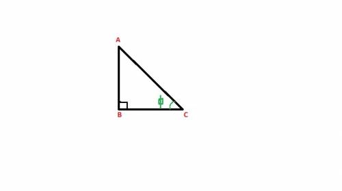 Explain how the three trig functions can be found by creating a ratio of the side lengths in a right