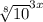 \sqrt[8]{10}^{3x}